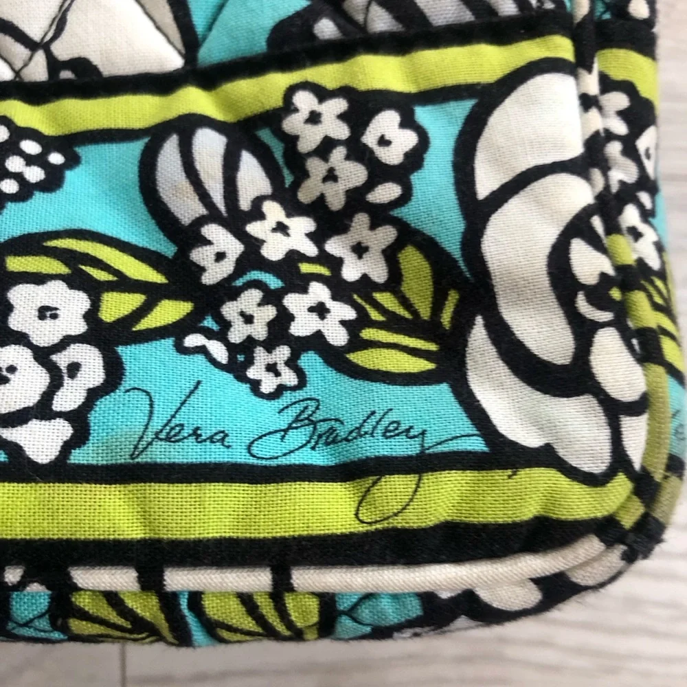 Vera Bradley “Island Blooms” Laptop Padded Multi Pocket Tote Bag